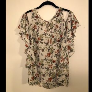 Off the shoulder Butterfly Blouse